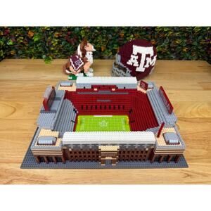Texas‎ A&M Aggies Reveille Kyle Field Football Helmet NCAA Foco Display ATM GUC